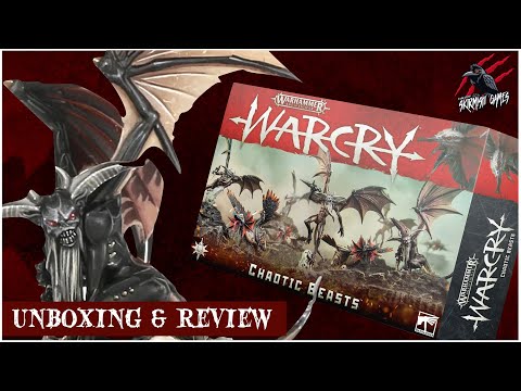 WARCRY CHAOTIC BEASTS UNBOXING REVIEW -  Warhammer Age Of Sigmar - Use As Warcry Thralls & Allies