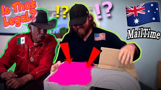 Americans Open Truly Generous Australian Mail - Behind the Scenes w/Pedro 🤠