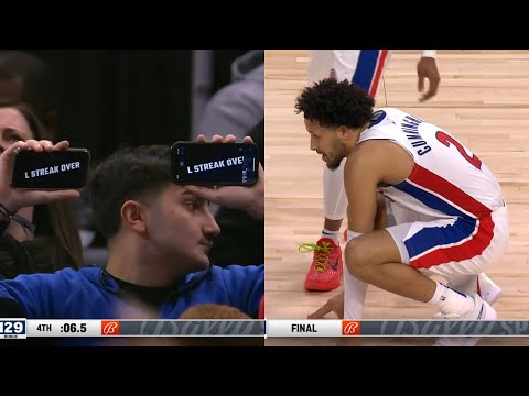 DETROIT PISTONS SNAP 28 GAME LOSING STREAK VS RAPTORS