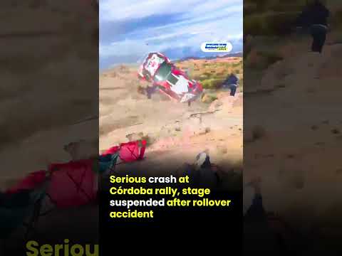 Serious crash at Córdoba rally, stage suspended after rollover accident 1