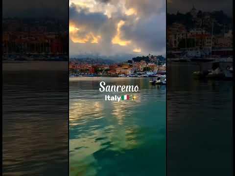 Can’t Believe This Is Real… Sanremo, Italy  🇮🇹😍🌅 #Shorts