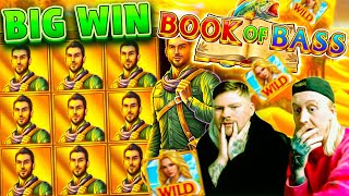 BOOK OF BASS EPIC BIG WIN! - Retrigger CRAZY!!