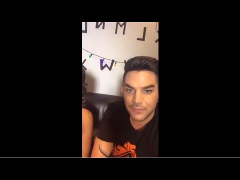 Adam Lambert & Mel B - Facebook LIVE (X-Factor AU) 21.11.2016