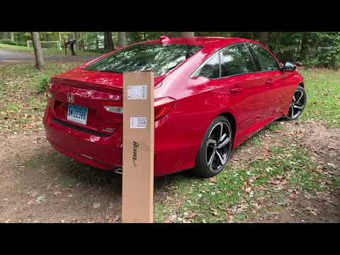 Installing window visors Honda Accord 2018