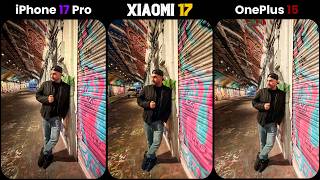 Xiaomi 17 vs iPhone 17 Pro Max vs Oneplus 15 📸 BLIND CAMERA COMPARISON ( Banksy Exhibit, London )