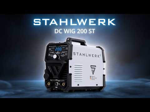 STAHLWERK DC WIG 200 ST | 2-in-1 Kombi-Schweißgerät | WIG MMA