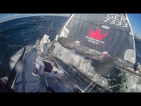 Silverrudder 2018: 450 entries. 86 starters. 50 finishers. Storm. 28" boat. Single handed.