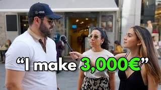 How Much do People Make in Spain?