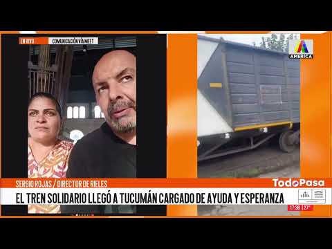El Tren Solidario llegó a Tucumán cargado de ayuda y esperanza