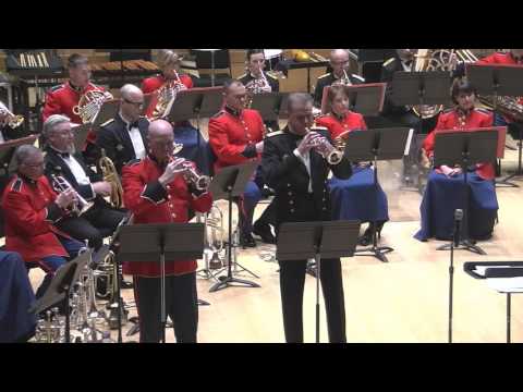 VIVALDI Concerto for Two Trumpets, RV 537: Allegro - U.S. Marine Band and Slesvigske Musikkorps