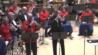VIVALDI Concerto for Two Trumpets, RV 537: Allegro - U.S. Marine Band and Slesvigske Musikkorps
