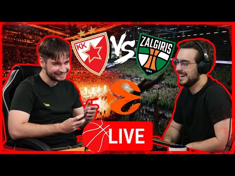 LIVE | Žalgiris vs. Crvena Zvezda + MOŽDA Barselona vs. Partizan - Karting Klub Live #18