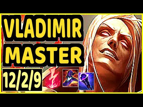 ELITE500 (VLADIMIR) - 12/2/9 KDA GAMEPLAY - EUW Ranked MASTER