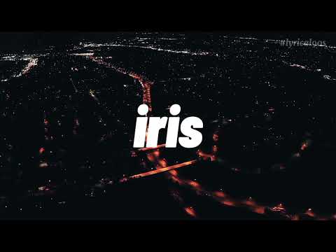 Iris - Adam Christopher Cover (SLOW + REVERB )| lyric video (lyrical 90's)