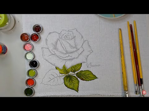 #Dicarapidasemana - Vamos Aprender a Pintar Rosa Semi - Acadêmica - Roberto Ferreira