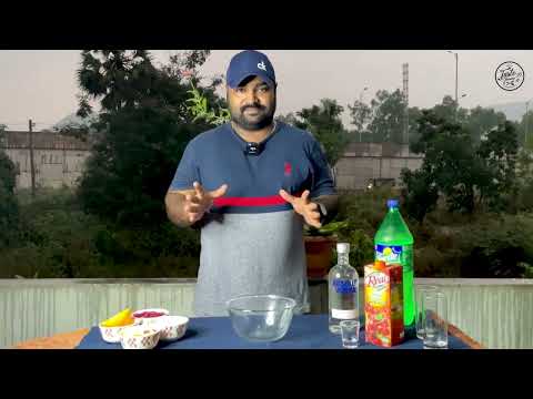 Vodka Mixed Fruits Cocktail || Absolute Vodka || Mix Fruit Vodka Cocktail || Taste Of Flavours