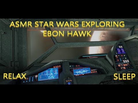 ASMR VIRTUAL REALITY STAR WARS - EXPLORING EBON HAWK (SPACESHIP SOUNDS)