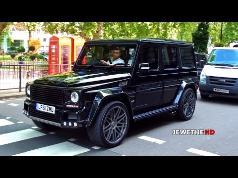 Mercedes-Benz BRABUS G-Class K8 in London! BEAST Exhaust Sounds!