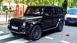 Mercedes-Benz BRABUS G-Class K8 in London! BEAST Exhaust Sounds!