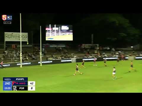 Rd 3 SANFL Snapshot - Port's Jase Burgoyne kicks his 1st League goal