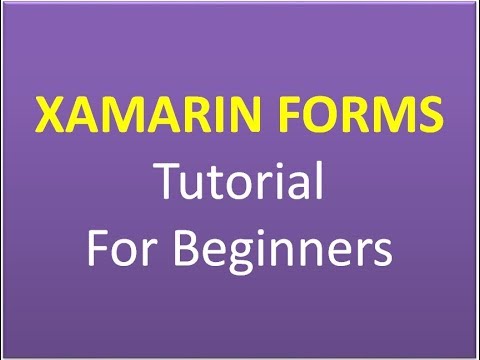 Xamarin Tutorial For Beginners