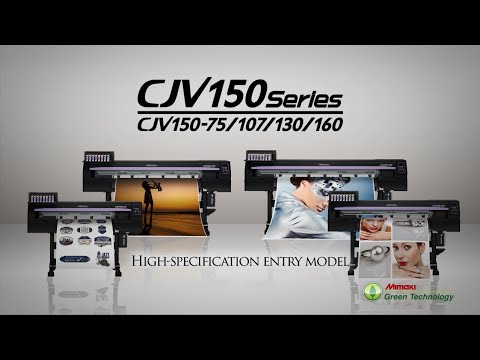 Imprimante à découpe intégrée haut de gamme - Mimaki Série CJV150 - 4 formats disponibles - Eco Solvant / Sublimation_3