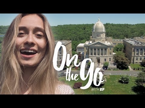 Maria visits the campus of EF New York – On the go with EF #67