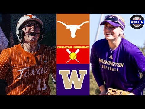 #1 Texas vs #25 Washington Highlights | 2026 College Softball Highlights
