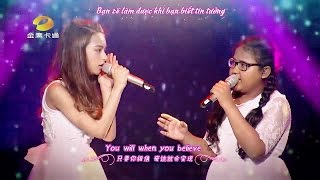 Vietsub Adinda & Claudia - When You Believe @ 