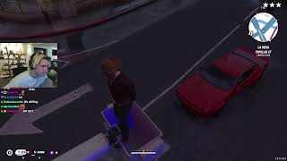 Jean Paul tries to escape the police in handcuffs