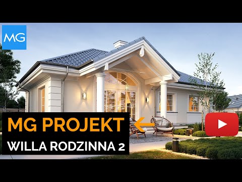 Projekt domu Willa rodzinna 2 MGProjekt - 101,10 m2