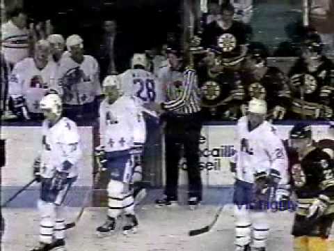 Cam Neely vs Jacques Mailhot