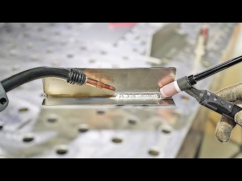 WIG und MAG gleichzeitig schweißen - Draht anstelle Stäbe.