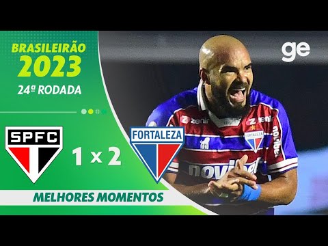 Gols e lances de São Paulo x Fortaleza