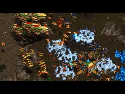 EPIC SKYTOSS! Best! 🇰🇷 (P) vs yeosu! 🇰🇷 (Z) on Fighting Spirit - StarCraft - Brood War REMASTERED