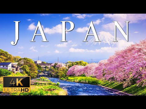 FLYING OVER JAPAN (4K UHD) - Soft Piano Music With Beautiful Natural Landscapes To Calm Your Mind