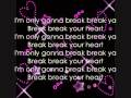 Break Your Heart Lyrics-Taio Cruz ft. Ludacris ...