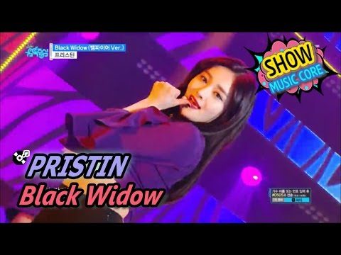 [HOT] PRISTIN - Black Widow, 프리스틴 - 블랙 위도우 Show Music core 20170520