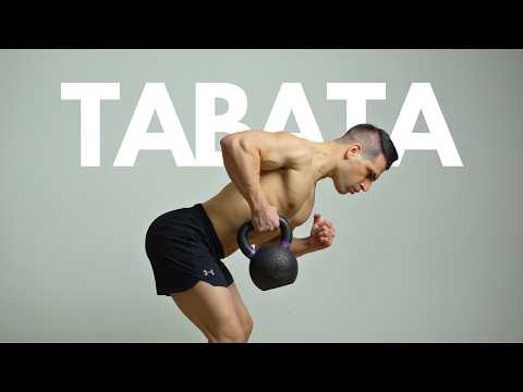 30 Minute Kettlebell Tabata HIIT Workout | Full-Body Fat Burn & Strength Training