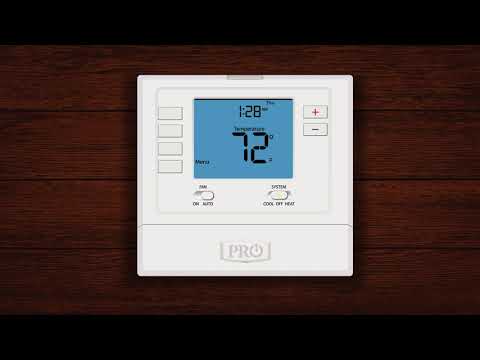 How To Program a PRO1 Thermostat (T705)
