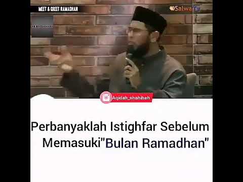 Perbanyak Istighfar sebelum memasuki Bulan Ramadhan