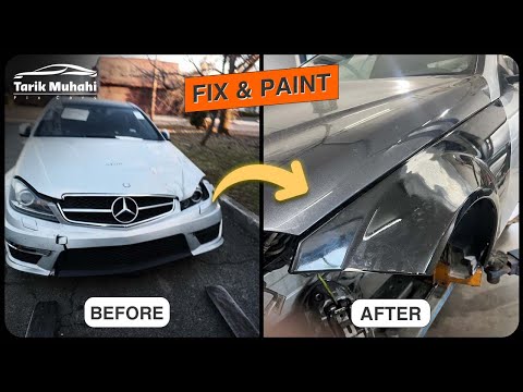 Mercedes W204 Amg repair left side!