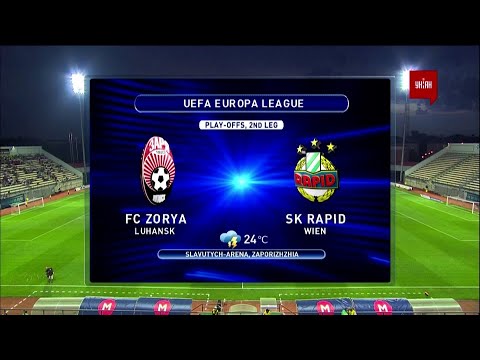FK Zorya Luhansk 2-3 FK Rapid Wien 