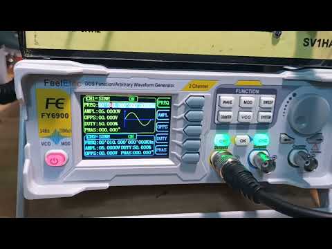 #171.FY6900 hide menu Oscillator calibration 10MHz