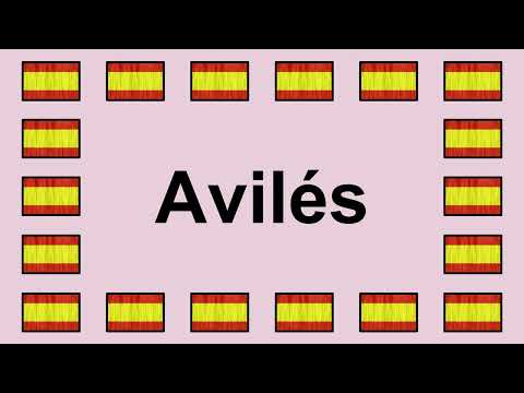Pronunciar AVILÉS en Español 🇪🇸