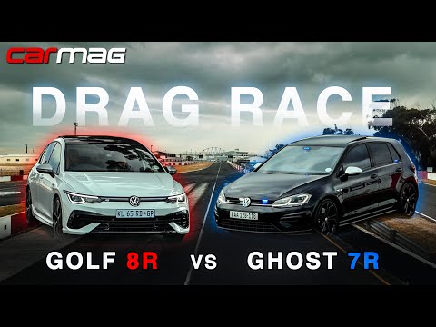 DRAG RACE: Volkswagen Golf 8R vs Ghost Squad 7R