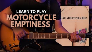 Learn To Play Motorcycle Emptiness - Manic Street Preachers | Lead Study Guitar Lesson #guitarlesson