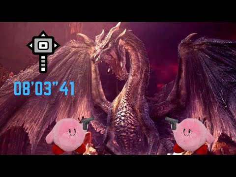 [MHW:I PC] Fatalis Hammer Solo | 08'03"41 | Frostcraft Heroics