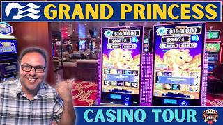 Grand Princess Casino Tour - Cruise Ship Casino Walkthrough 🎰