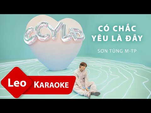 [Karaoke] Có Chắc Yêu Là Đây - Sơn Tùng M-TP [Beat Chuẩn]